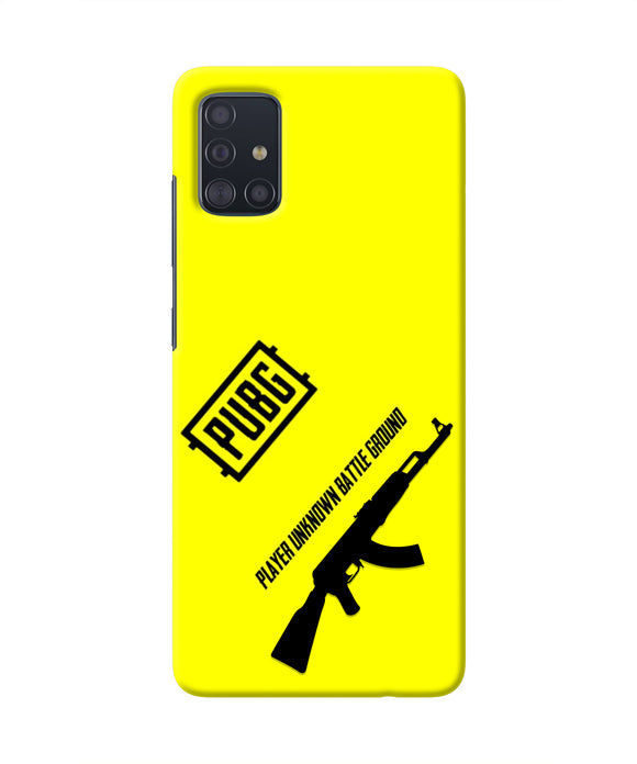 PUBG AKM Gun Samsung A51 Real 4D Back Cover