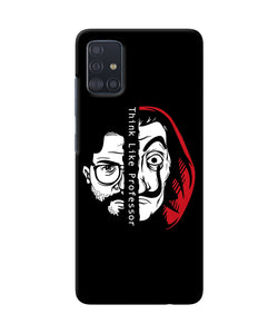 Money Heist Think Like Professor Samsung A51 Back Cover