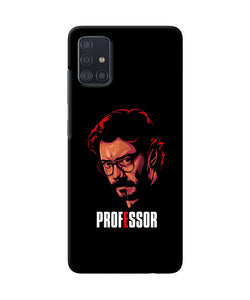 Money Heist Professor Sketch Samsung A51 Back Cover