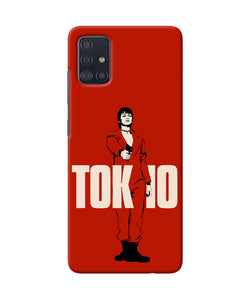 Money Heist Tokyo With Gun Samsung A51 Back Cover