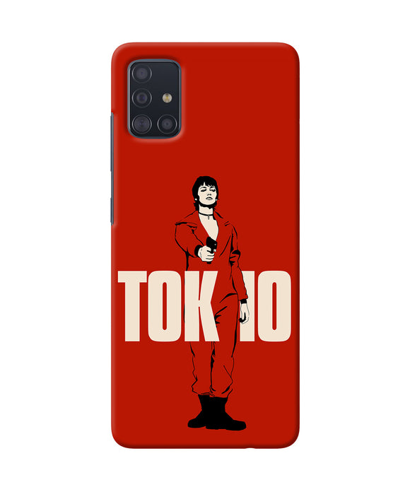 Money Heist Tokyo With Gun Samsung A51 Back Cover