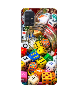 Colorful Dice Samsung A51 Back Cover