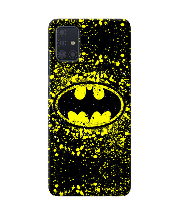 Batman Last Knight Print Yellow Samsung A51 Back Cover