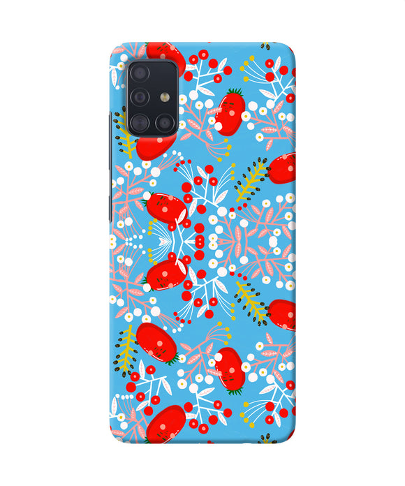 Small Red Animation Pattern Samsung A51 Back Cover