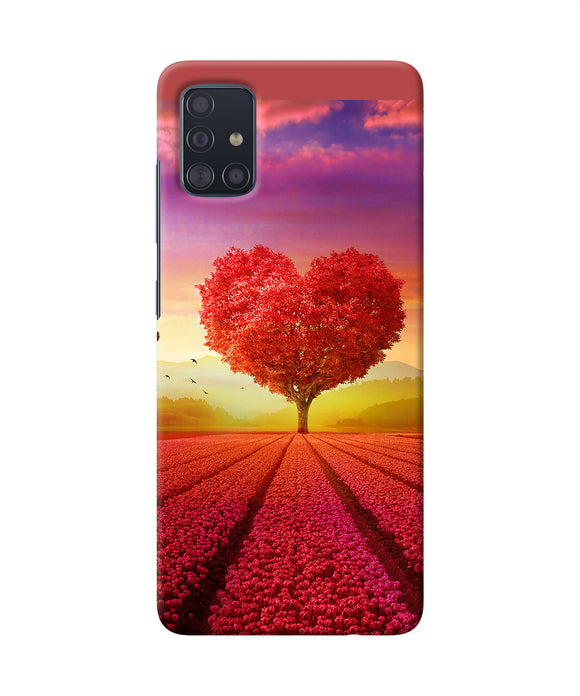 Natural Heart Tree Samsung A51 Back Cover