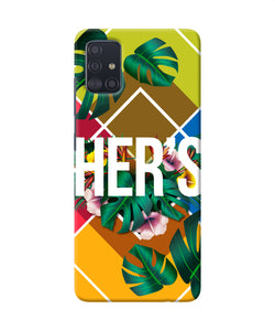 His Her Two Samsung A51 Back Cover