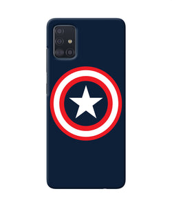 Captain America Logo Samsung A51 Back Cover