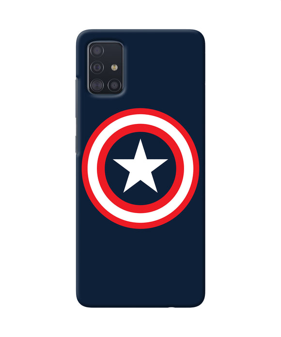 Captain America Logo Samsung A51 Back Cover