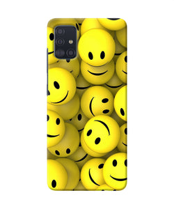 Smiley Balls Samsung A51 Back Cover