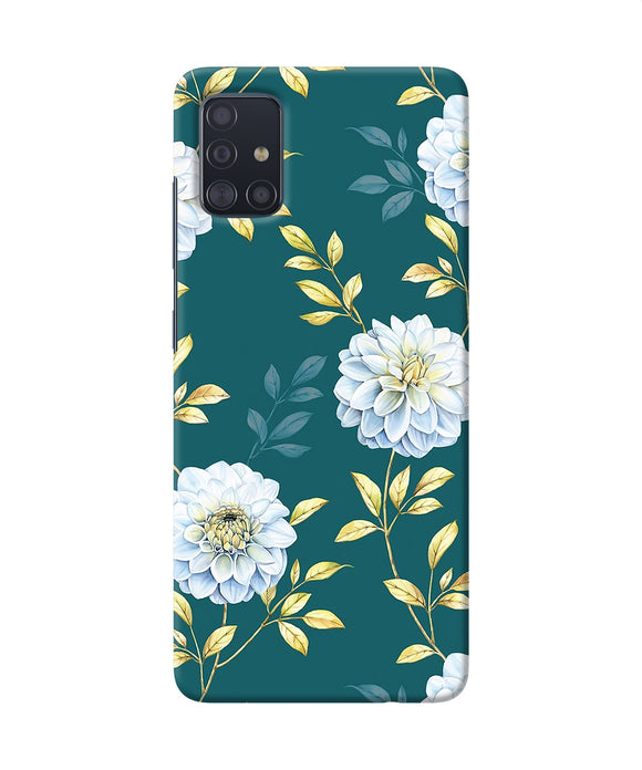 Flower Canvas Samsung A51 Back Cover