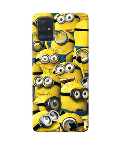 Minions Crowd Samsung A51 Back Cover