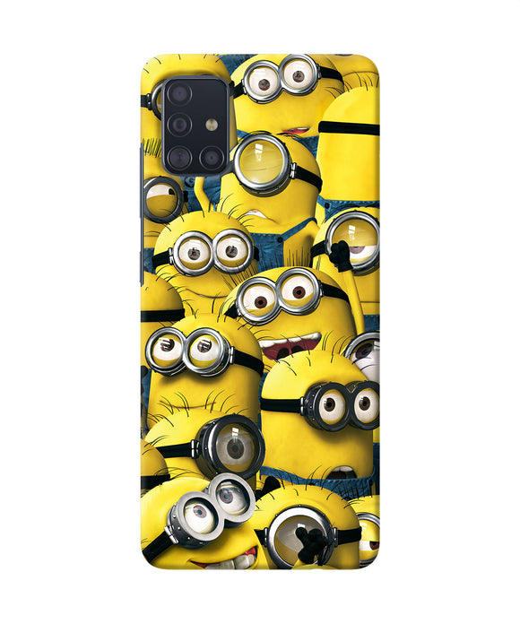 Minions Crowd Samsung A51 Back Cover