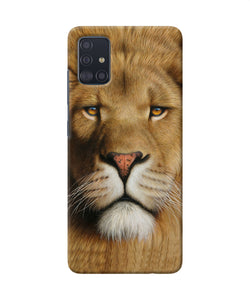 Nature Lion Poster Samsung A51 Back Cover