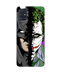 Batman Vs Joker Half Face Samsung A51 Back Cover