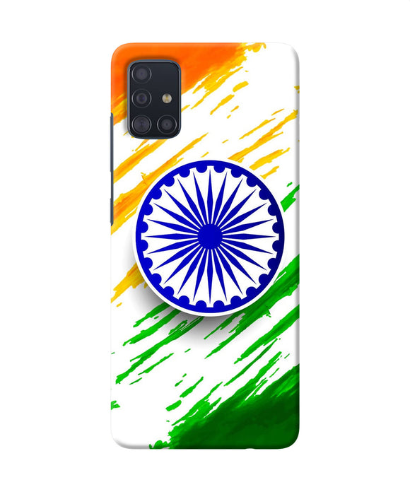 Indian Flag Colors Samsung A51 Back Cover