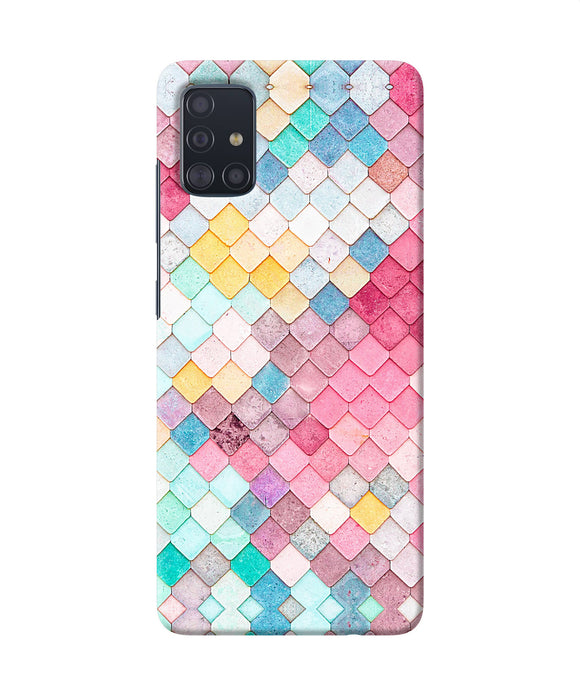 Colorful Fish Skin Samsung A51 Back Cover