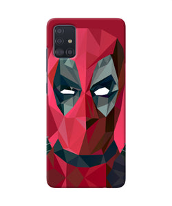 Abstract Deadpool Full Mask Samsung A51 Back Cover