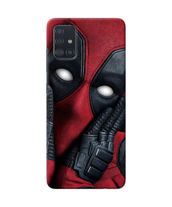 Thinking Deadpool Samsung A51 Back Cover