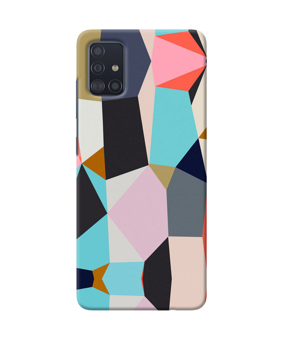 Abstract Colorful Shapes Samsung A51 Back Cover