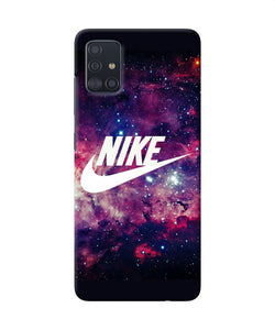 Nike Galaxy Logo Samsung A51 Back Cover