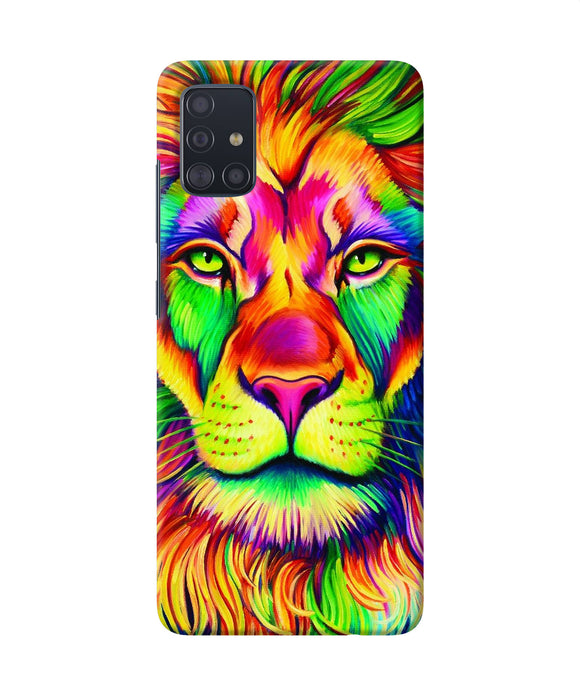 Lion Color Poster Samsung A51 Back Cover