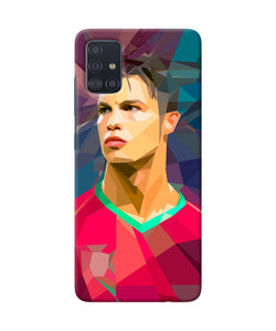 Abstract Ronaldo Samsung A51 Back Cover