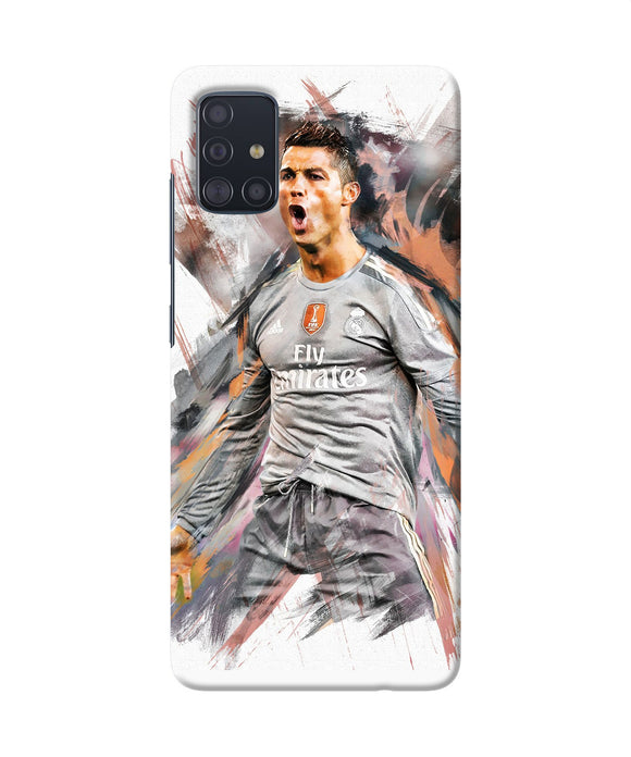 Ronaldo Poster Samsung A51 Back Cover