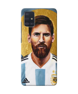 Messi Face Samsung A51 Back Cover