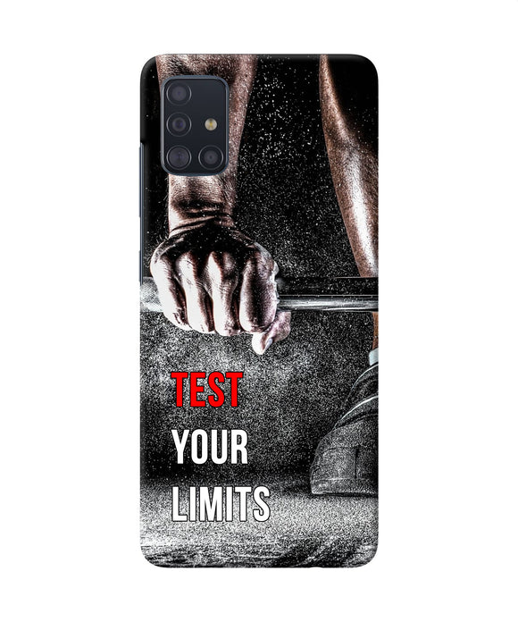 Test Your Limit Quote Samsung A51 Back Cover