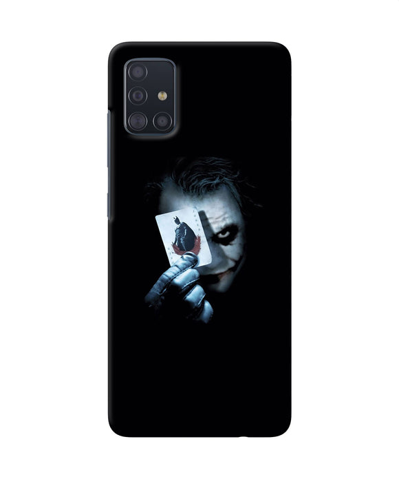 Joker Dark Knight Card Samsung A51 Back Cover