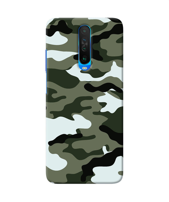 Camouflage Poco X2 Back Cover