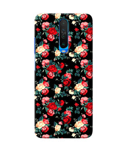 Rose Pattern Poco X2 Back Cover