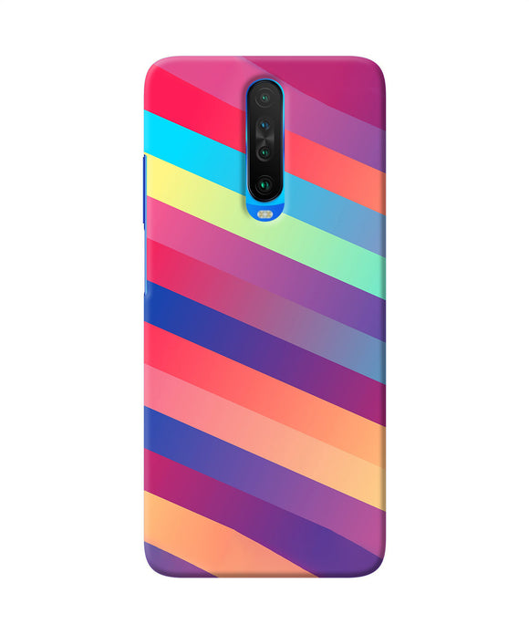Stripes color Poco X2 Back Cover