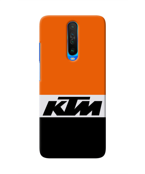 KTM Colorblock Poco X2 Real 4D Back Cover