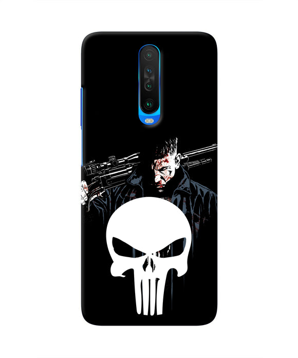 Punisher Character Poco X2 Real 4D Back Cover