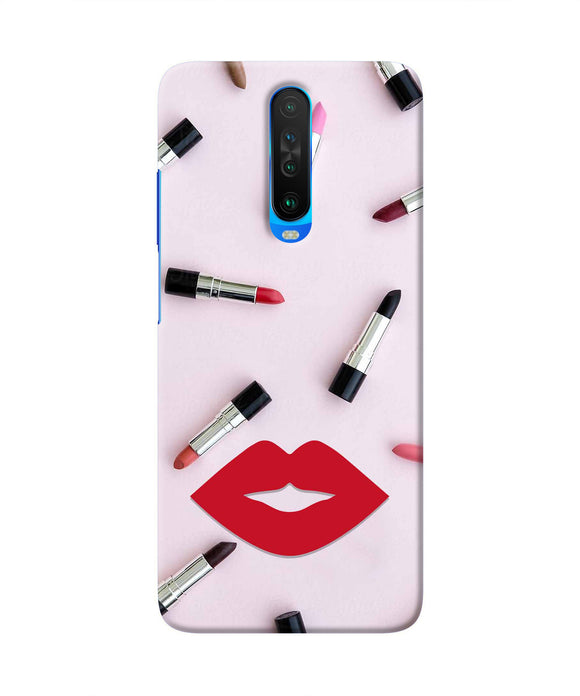 Lips Lipstick Shades Poco X2 Real 4D Back Cover