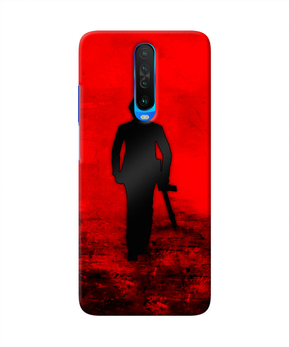 Rocky Bhai with Gun Poco X2 Real 4D Back Cover