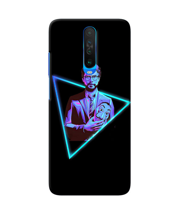 Money Heist Professor In Pub Poco X2 Back Cover