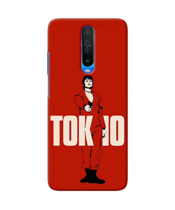 Money Heist Tokyo With Gun Poco X2 Back Cover