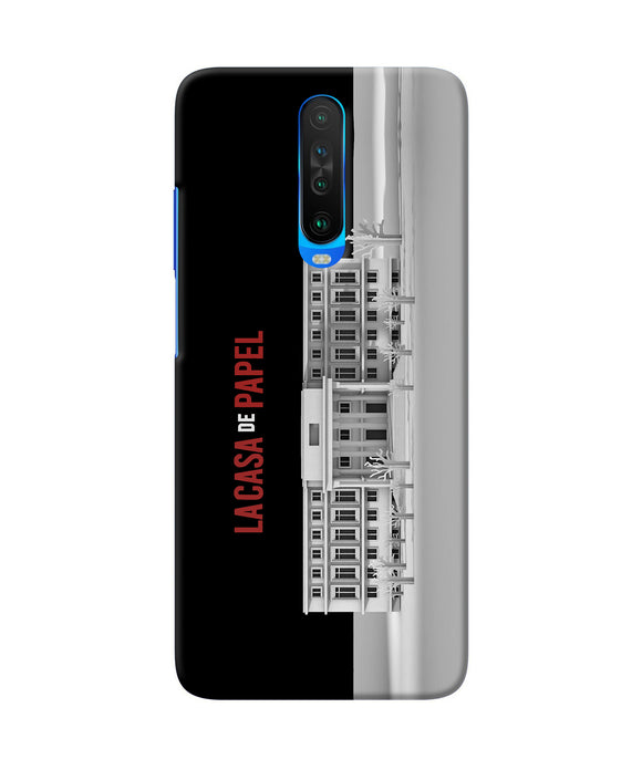 Money Heist Bank Of Spain Poco X2 Back Cover