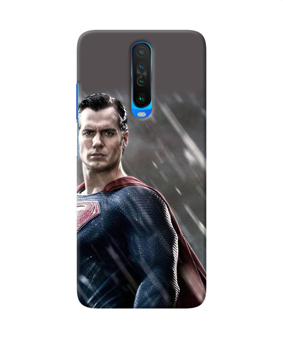Superman Man Of Steel Poco X2 Back Cover