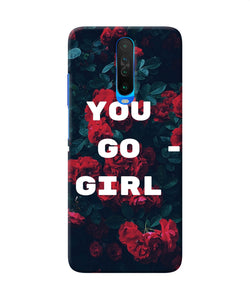 You Go Girl Poco X2 Back Cover