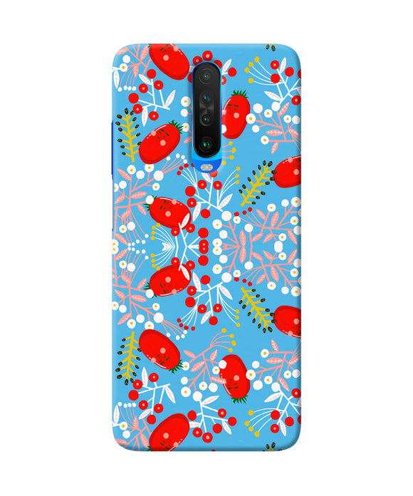 Small Red Animation Pattern Poco X2 Back Cover