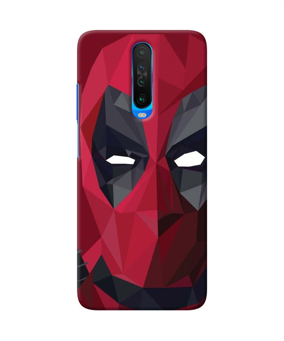 Abstract Deadpool Mask Poco X2 Back Cover