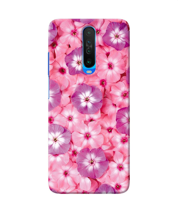 Natural Pink Flower Poco X2 Back Cover