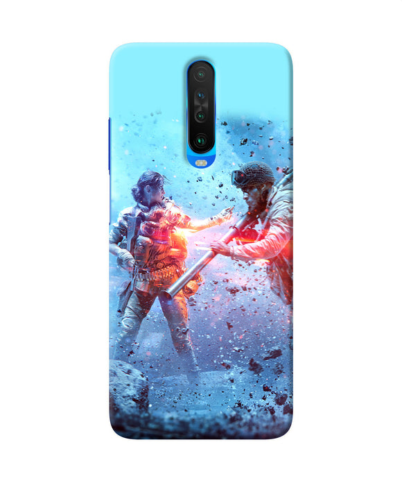 Pubg Water Fight Poco X2 Back Cover