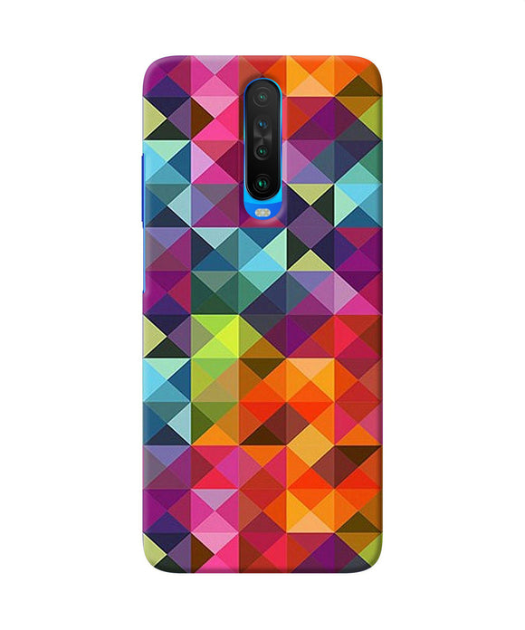Abstract Triangle Pattern Poco X2 Back Cover