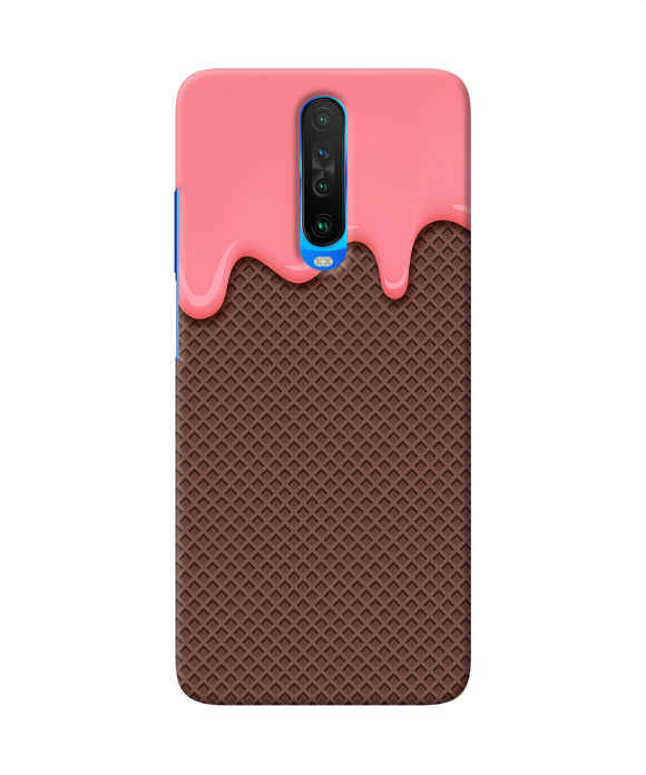 Waffle Cream Biscuit Poco X2 Back Cover