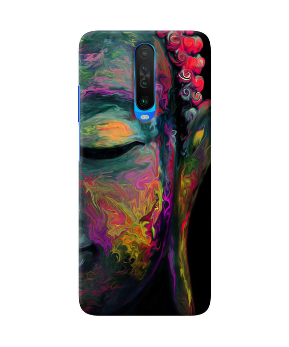 Buddha Face Painting Poco X2 Back Cover