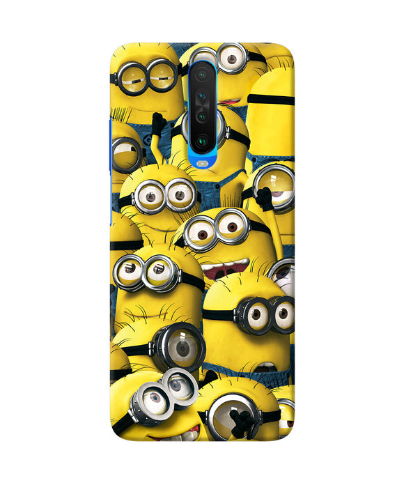 Minions Crowd Poco X2 Back Cover
